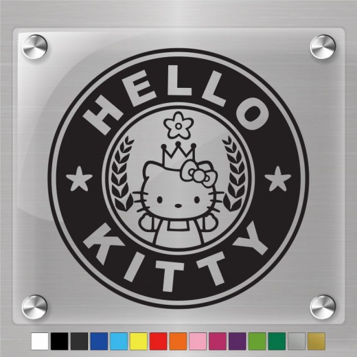 Hello Kitty Starbucks V1. Decal